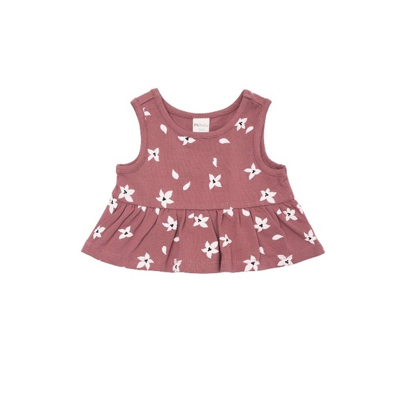 PL Baby Girl Peplum Top, Shirts, Bodysuit & Headband, 4-pc Outfit Set - Picture 2 of 8